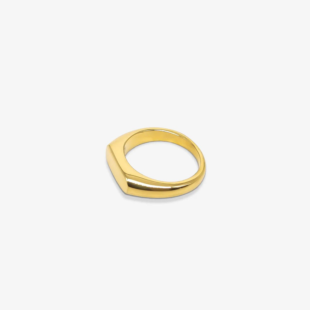 Golden Color Signet Ring For Men