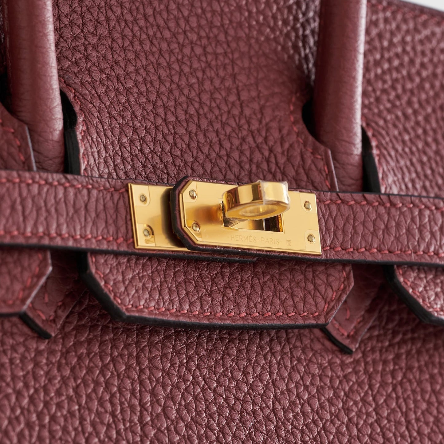Hermès Birkin 25 Togo Rouge Sellier Retourne Gold Hardware