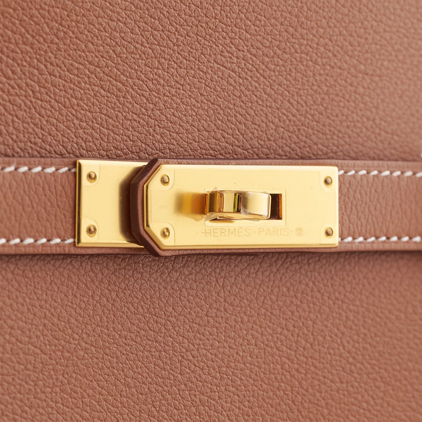 Hermès Jypsiere Bag Mini Evercolor Gold Gold Hardware