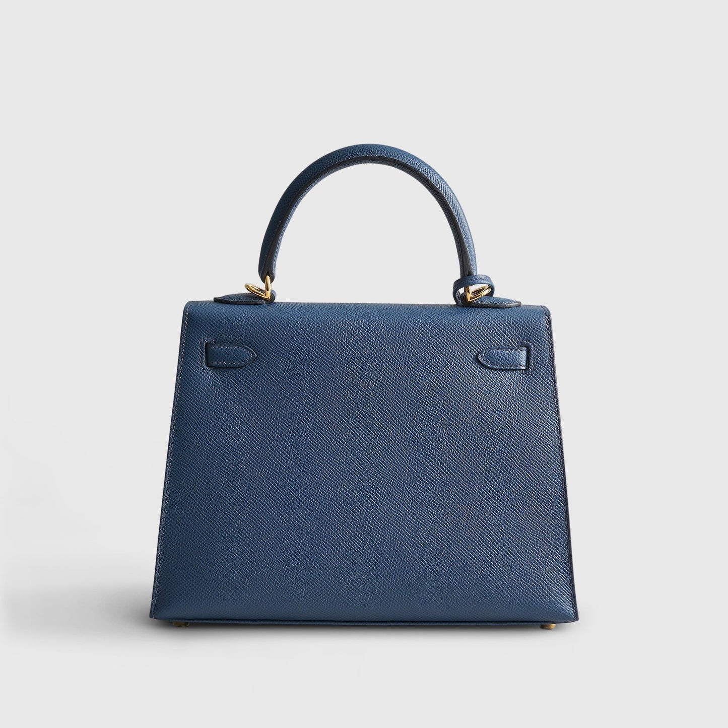 Hermès Kelly 25 Epsom Blue De Prusse Sellier Gold Hardware