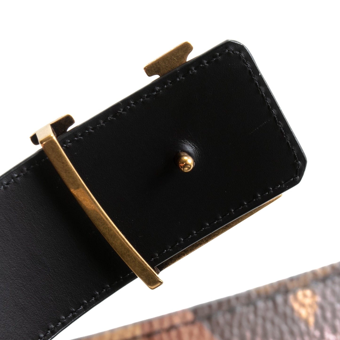 LOUIS VUITTON x Kid Super LV Initials Reversible Belt - Sand Camouflage