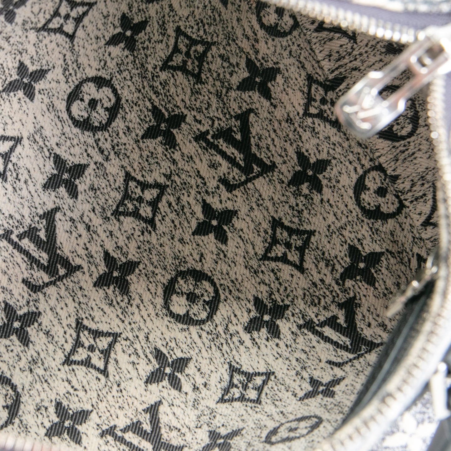 LOUIS VUITTON Monogram Jacquard Denim Speedy Bandouliere 25 - Dark Gray