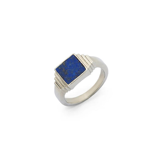Lapis Lazuli Silver Ring For Men