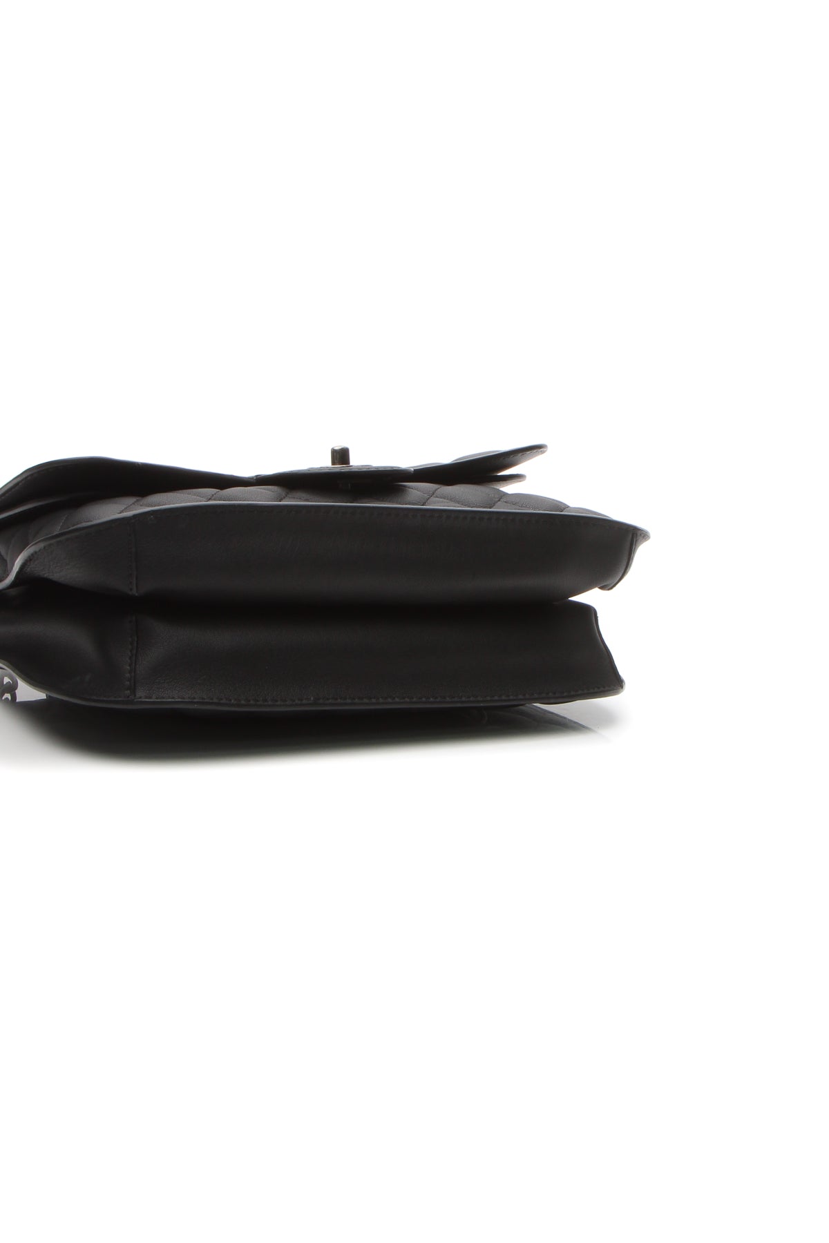 Accordion Flap Bag - Black