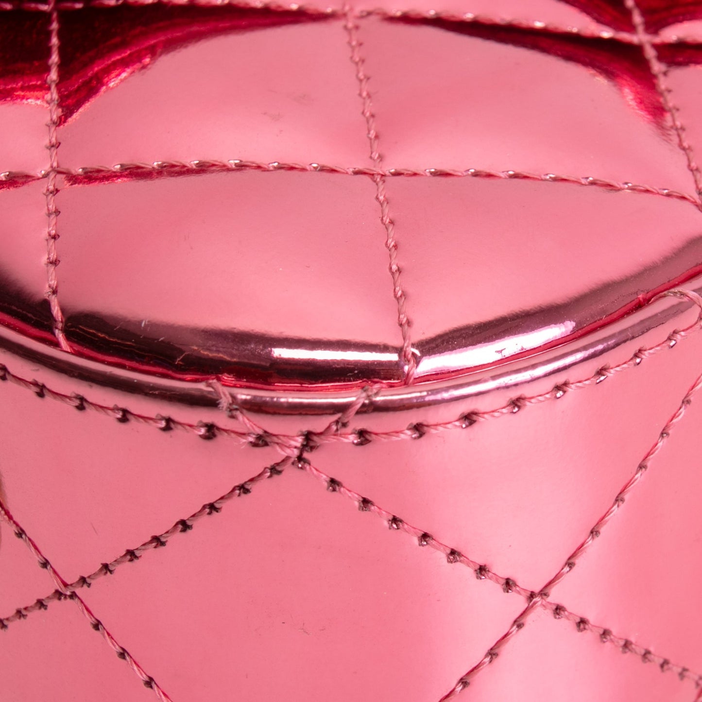CHANEL Mini Hollywood Blvd Flap w/ Coin Purse - Metallic Pink