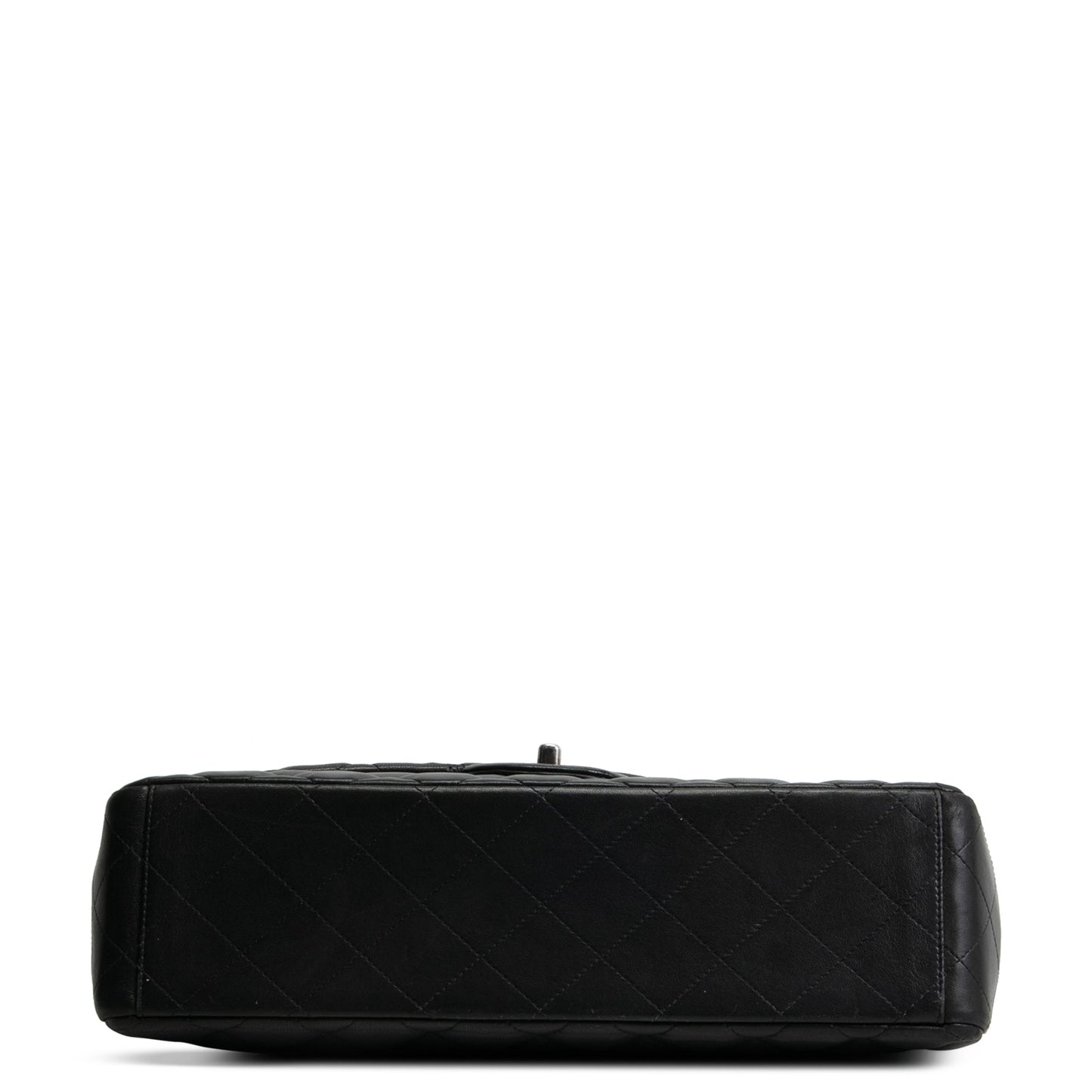 CHANEL Maxi Single Flap Quilted Lambskin- Black - OUTLET FINAL SALE