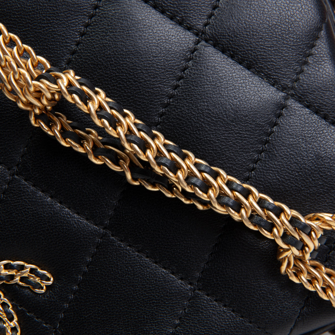 CHANEL On And On Flap Bag - Black