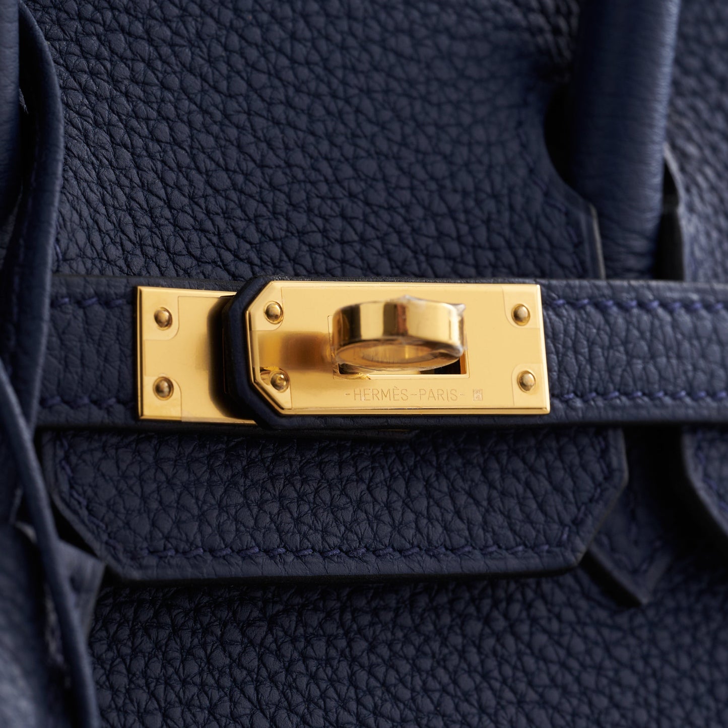 Hermès Birkin 25 Togo Blue Navy Gold Hardware