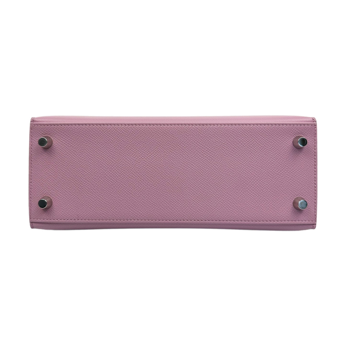 Hermes Kelly II Sellier 25 Epsom Calfskin Mauve Sylvester Palladium Hardware