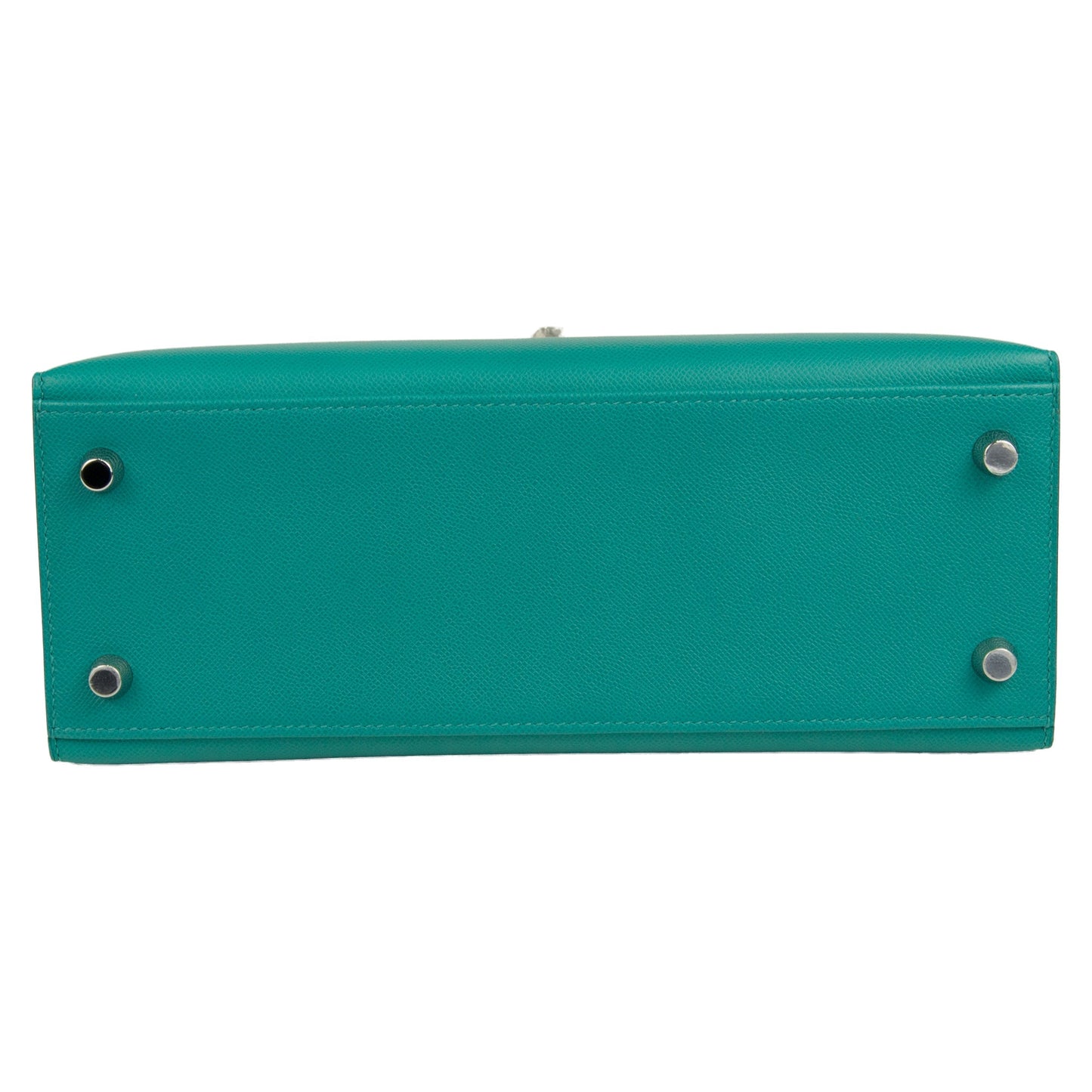 Hermes Kelly 25 Sellier Vert Verone Madame and Shiny Niloticus Crocodile with Palladium Hardware