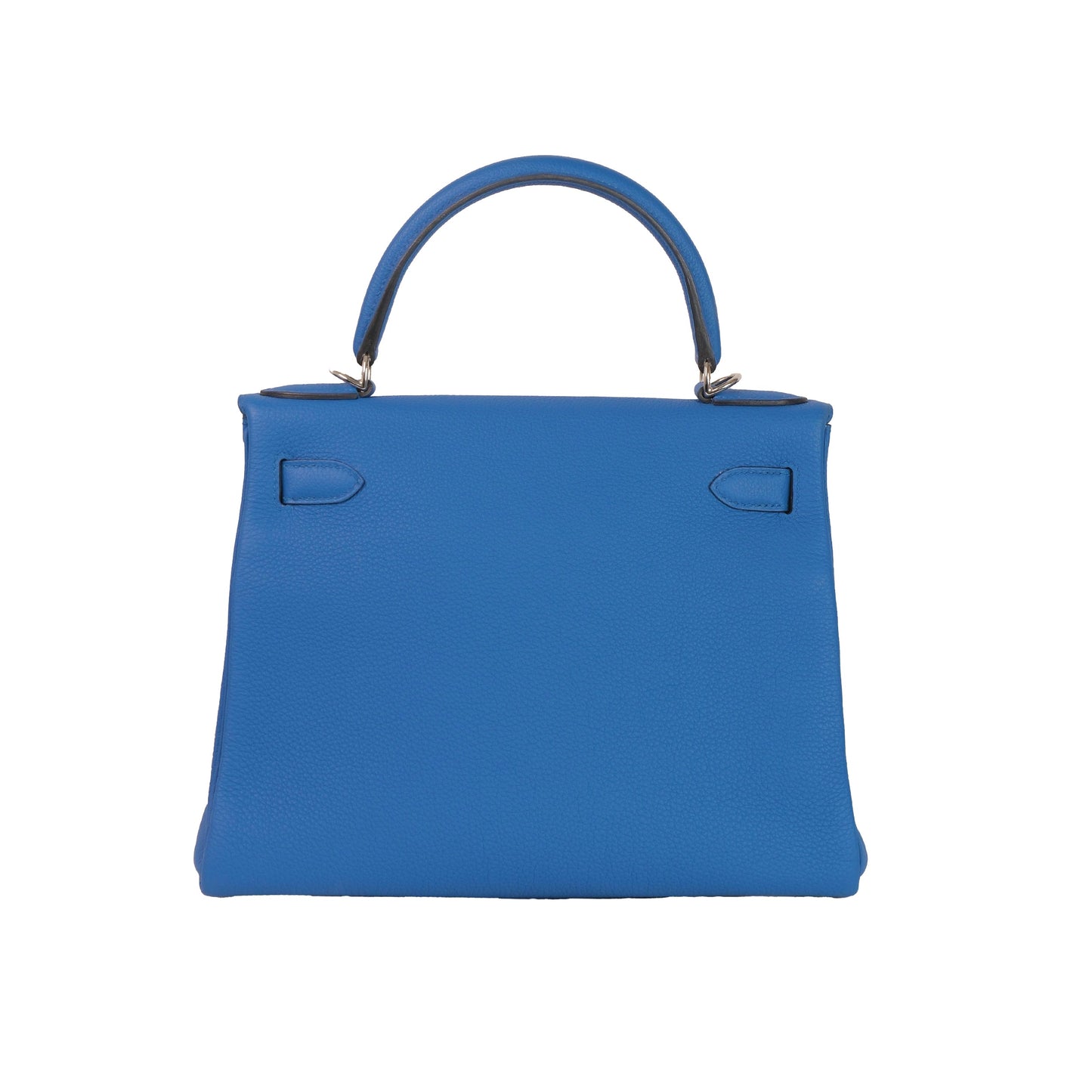 Hermes Kelly 28 Retourne Bleu Electric Togo with Palladium Hardware