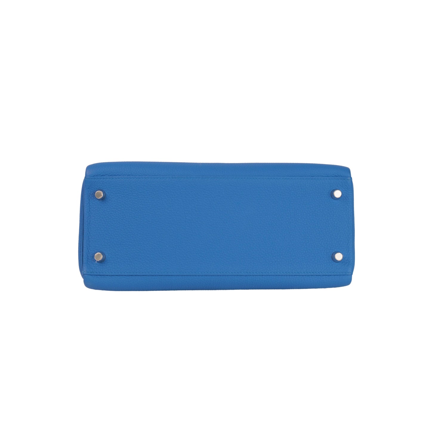 Hermes Kelly 28 Retourne Bleu Electric Togo with Palladium Hardware