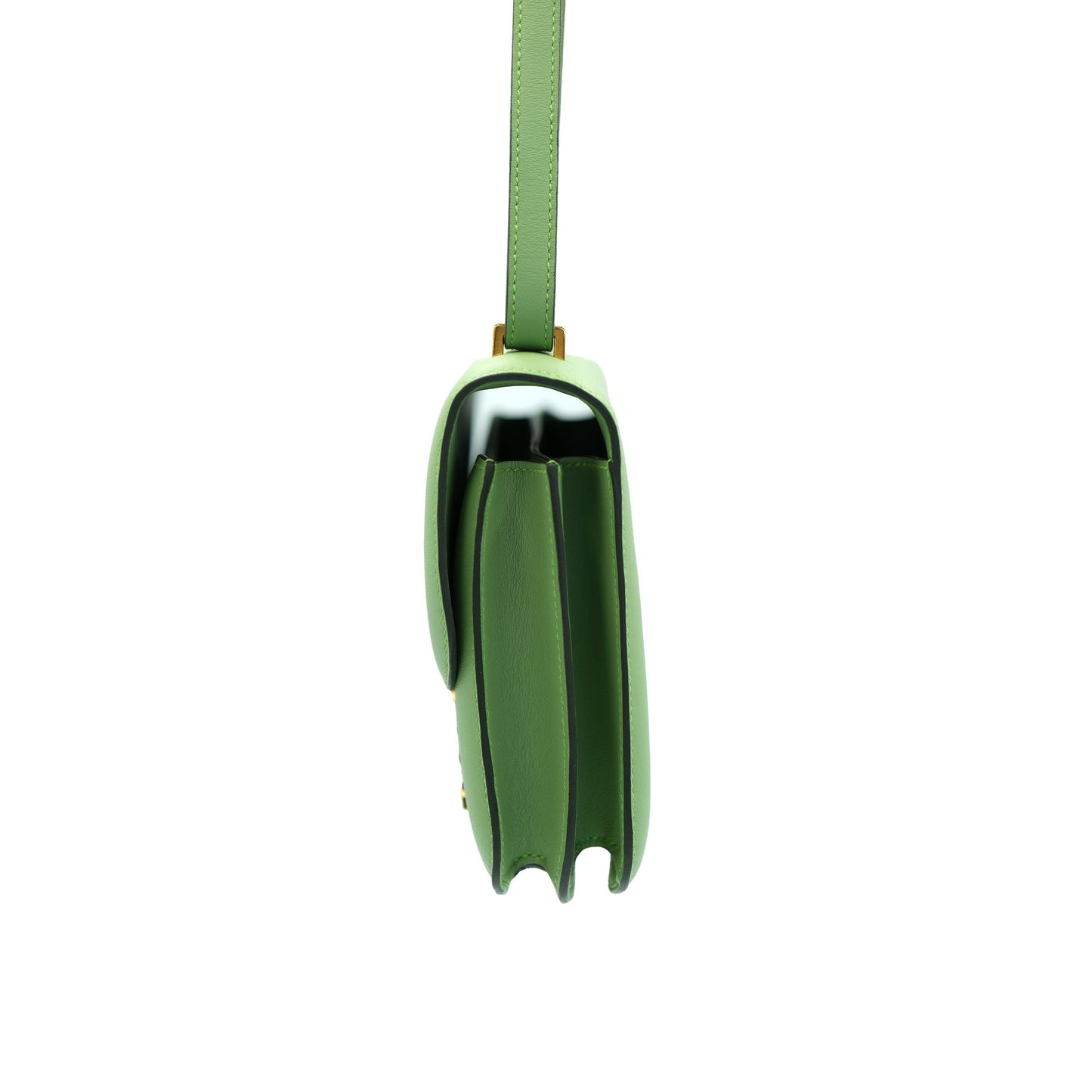 Hermes Constance 18 Mini III Mirror Vert Criquet Swift with Gold Hardware