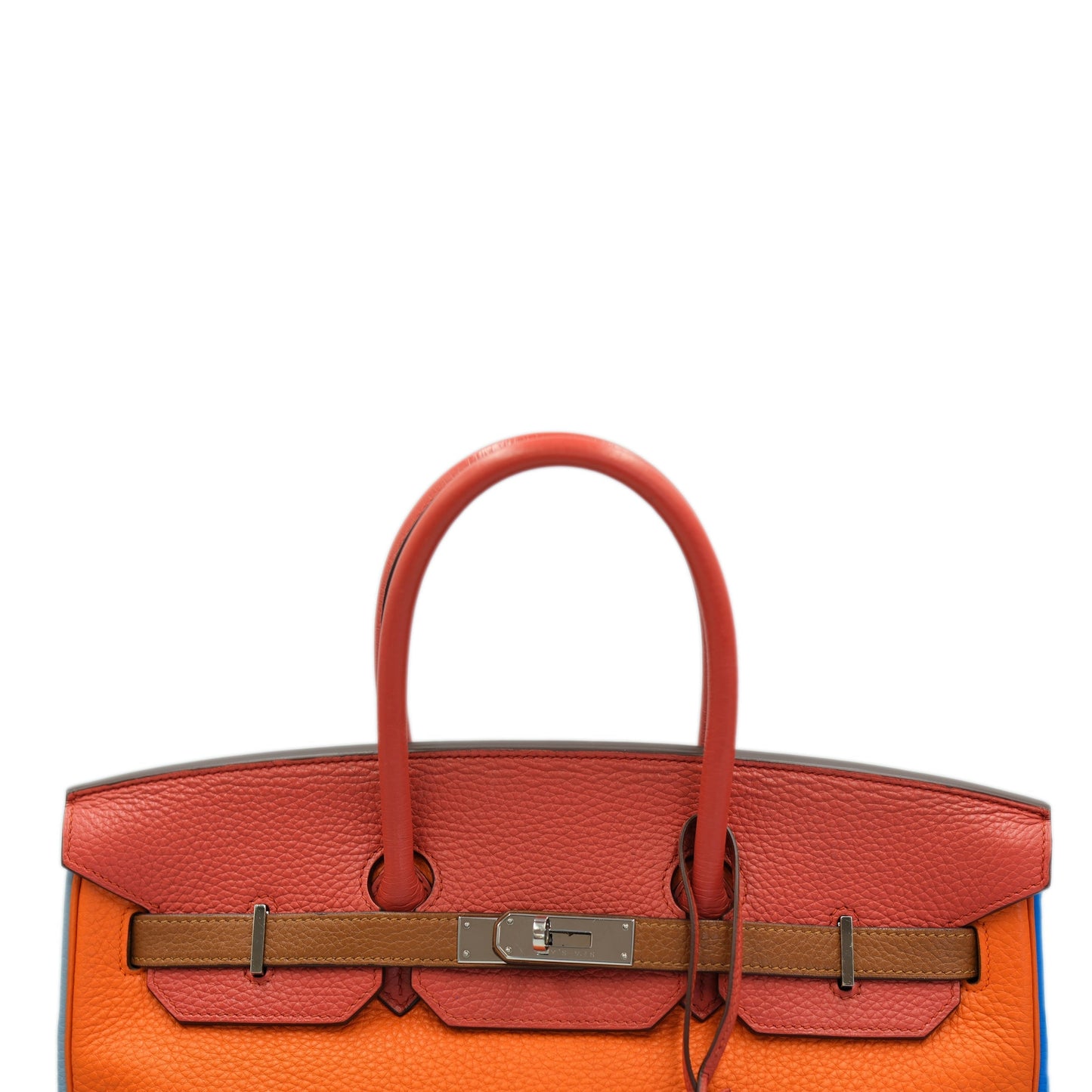 Hermes Birkin 35 Arlequin Multicolor Clemence with Palladium Hardware