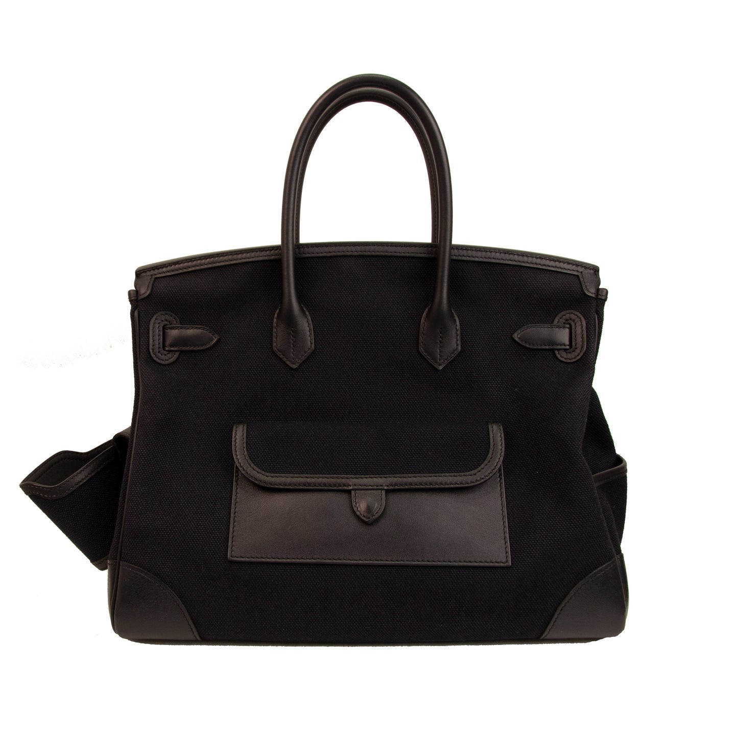 Hermes Birkin 35 Cargo Black Canvas with Palladium Hardware