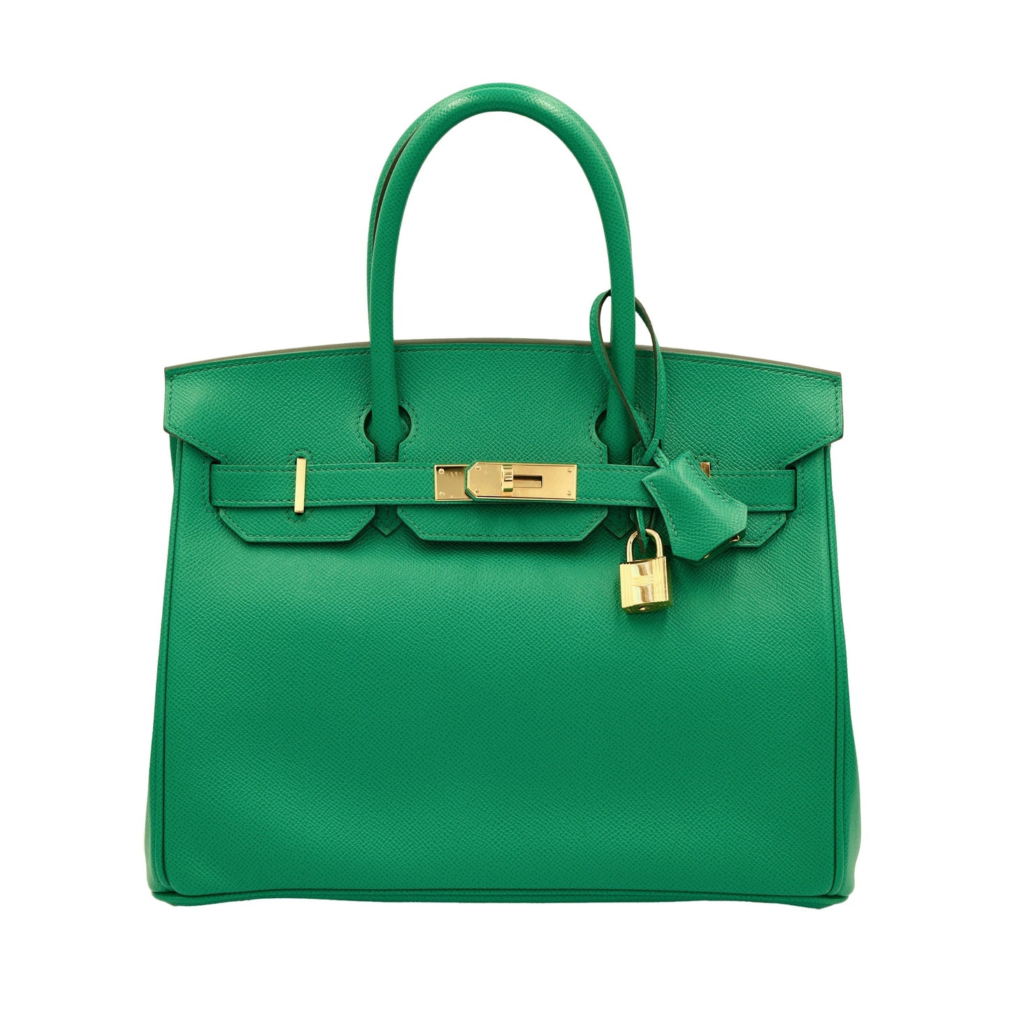 Hermes Birkin 30 Vert Jade Green Epsom With Gold Hardware