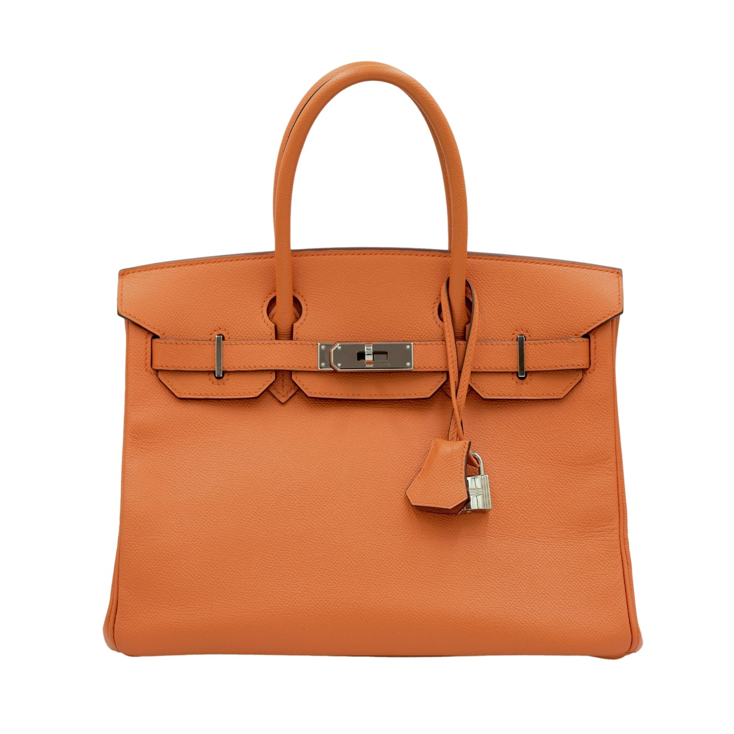 Hermes Birkin 30 Orange Epsom with Palladium Hardware