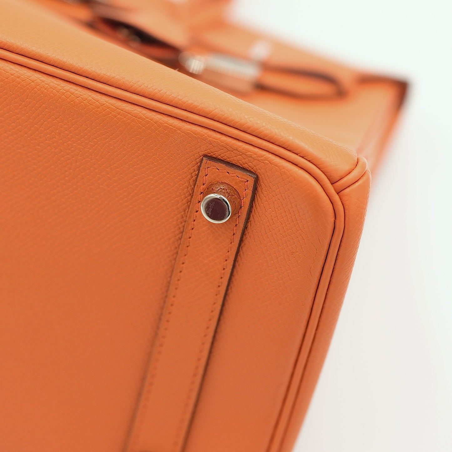 Hermes Birkin 30 Orange Epsom with Palladium Hardware