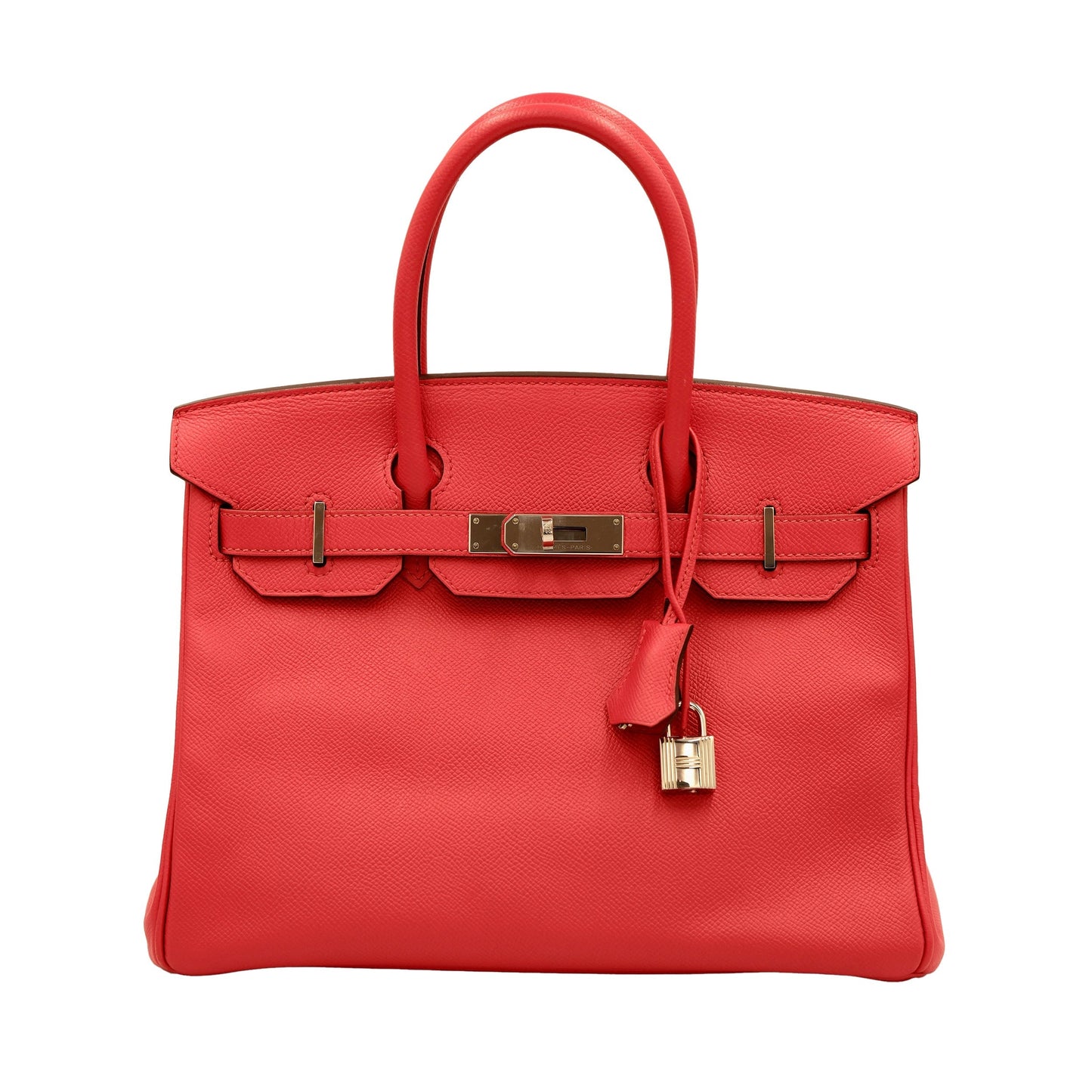 Hermes Birkin 30 Rouge Tomate Epsom with Palladium Hardware