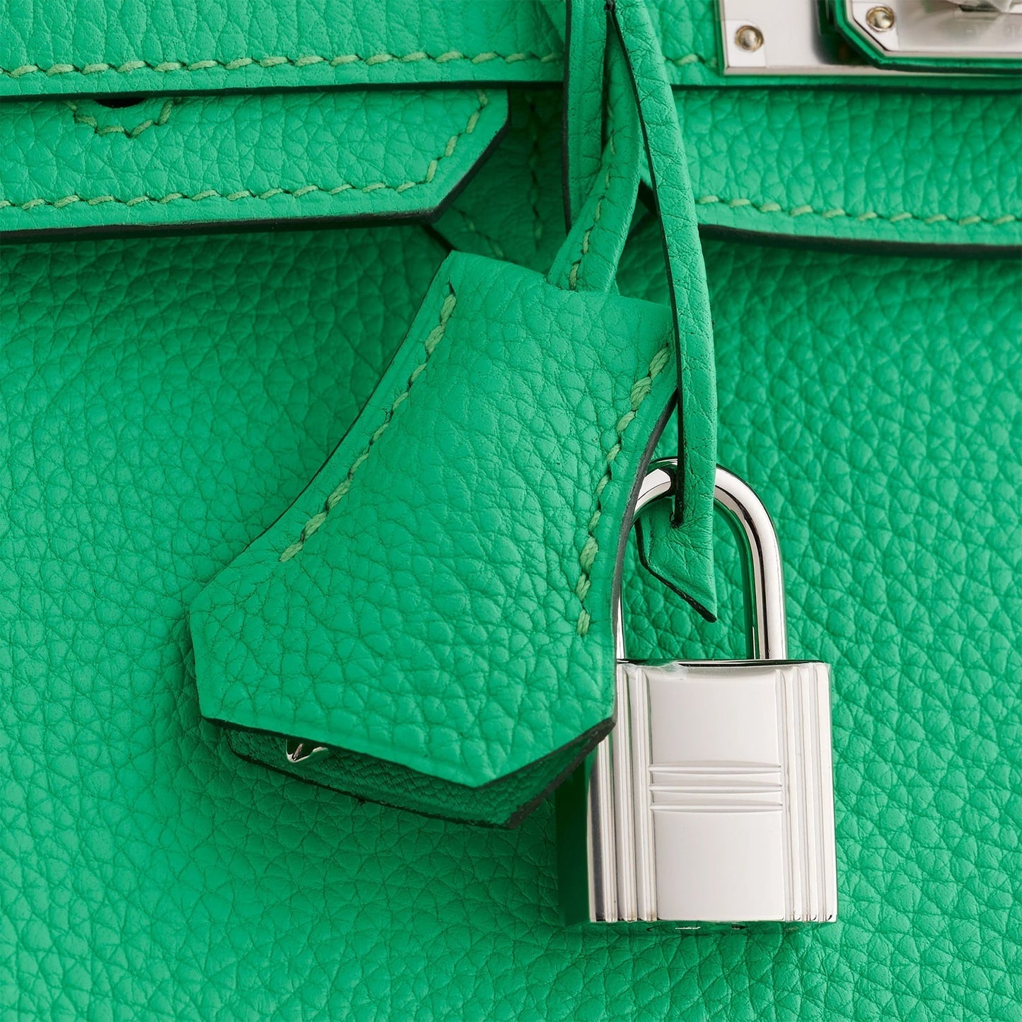 Hermès Birkin 25 Togo Vert Comics Palladium Hardware