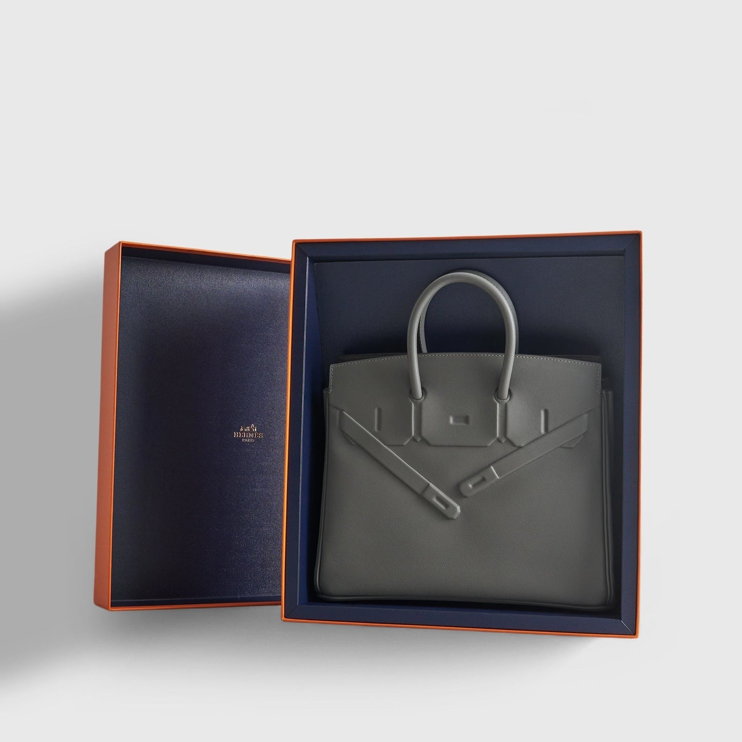 Hermès Birkin Shadow 25 Swift Gris Meyer Palladium Hardware