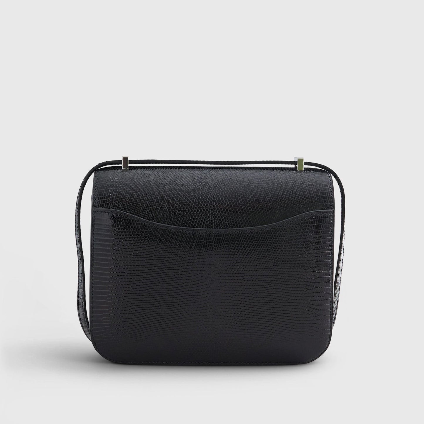 Hermès Constance 18 Lizard Black Shiny Palladium Hardware