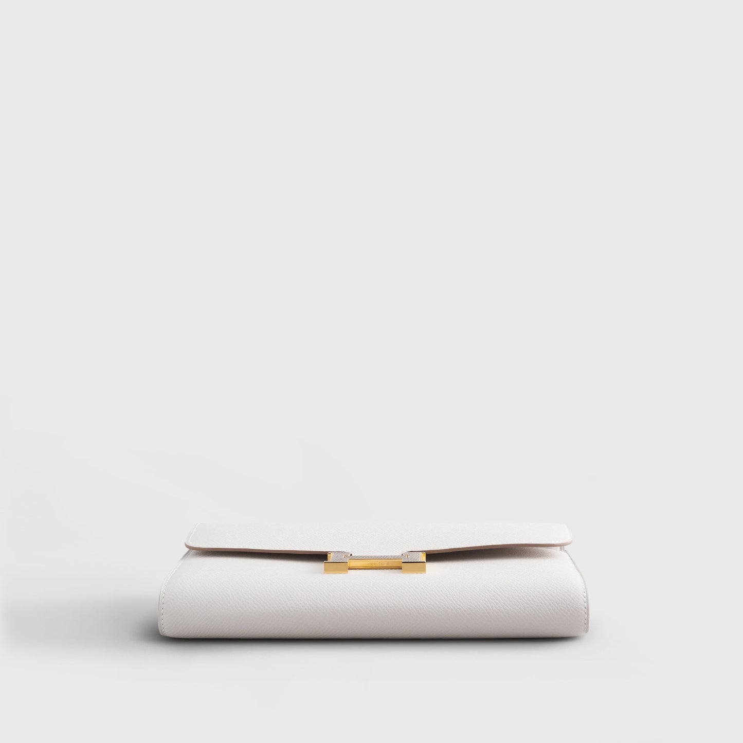 Hermès Constance Long To Go Wallet 20 Epsom, Lizard Gris Pale/Gris Tourterelle Gold Hardware