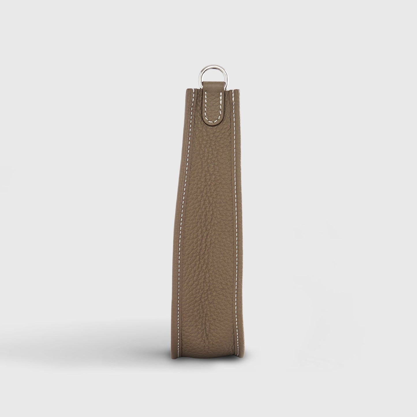 Hermès Evelyne Mini Clemence Etoupe Blue Indigo Strap Palladium Hardware