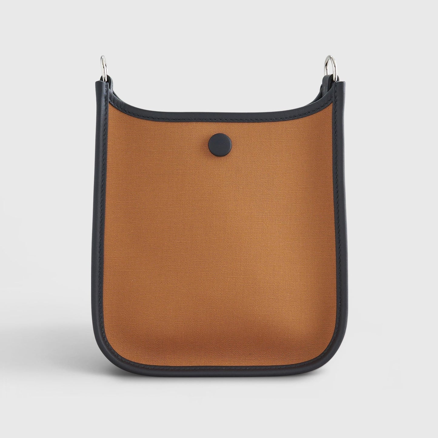 Hermès Evelyne Mini Toila, Swift Dune/Cassis/Caban Palladium Hardware