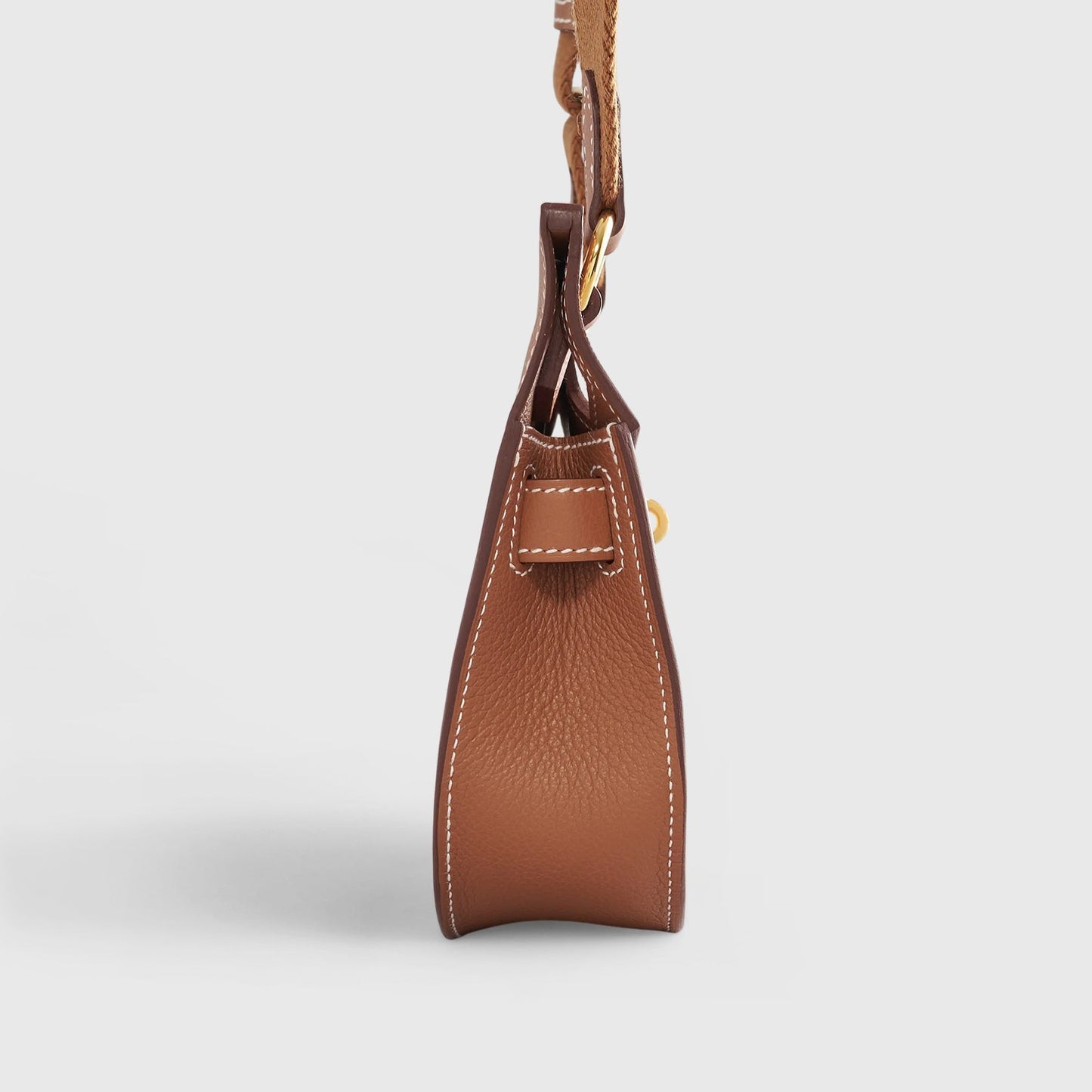 Hermès Jypsiere Bag Mini Evercolor Gold Gold Hardware