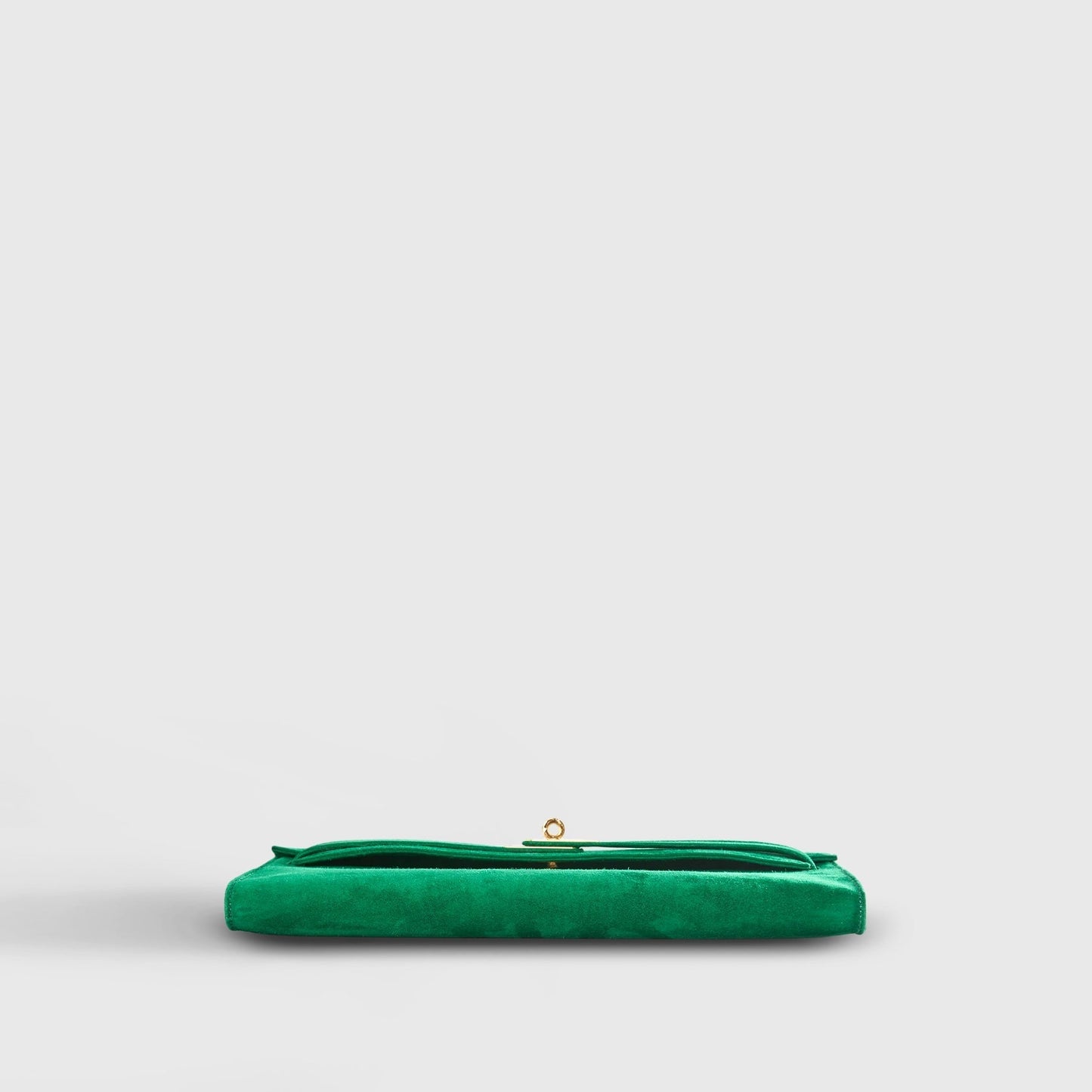 Hermès Kelly Cut Suede Cactus Gold Hardware