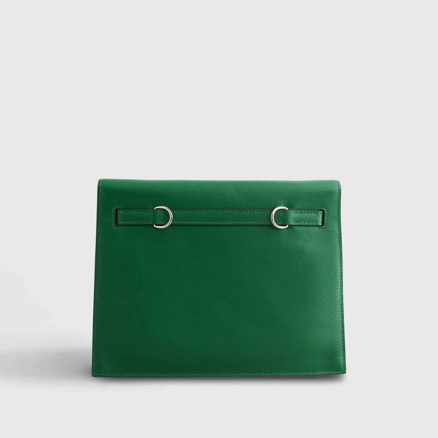 Hermès Kelly Danse II Evercolor Cactus / Blue Zephyr Palladium Hardware