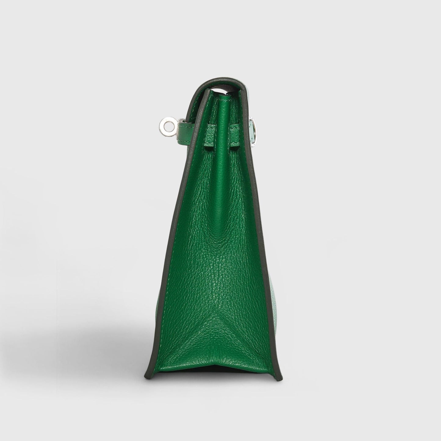 Hermès Kelly Danse II Evercolor Cactus / Blue Zephyr Palladium Hardware