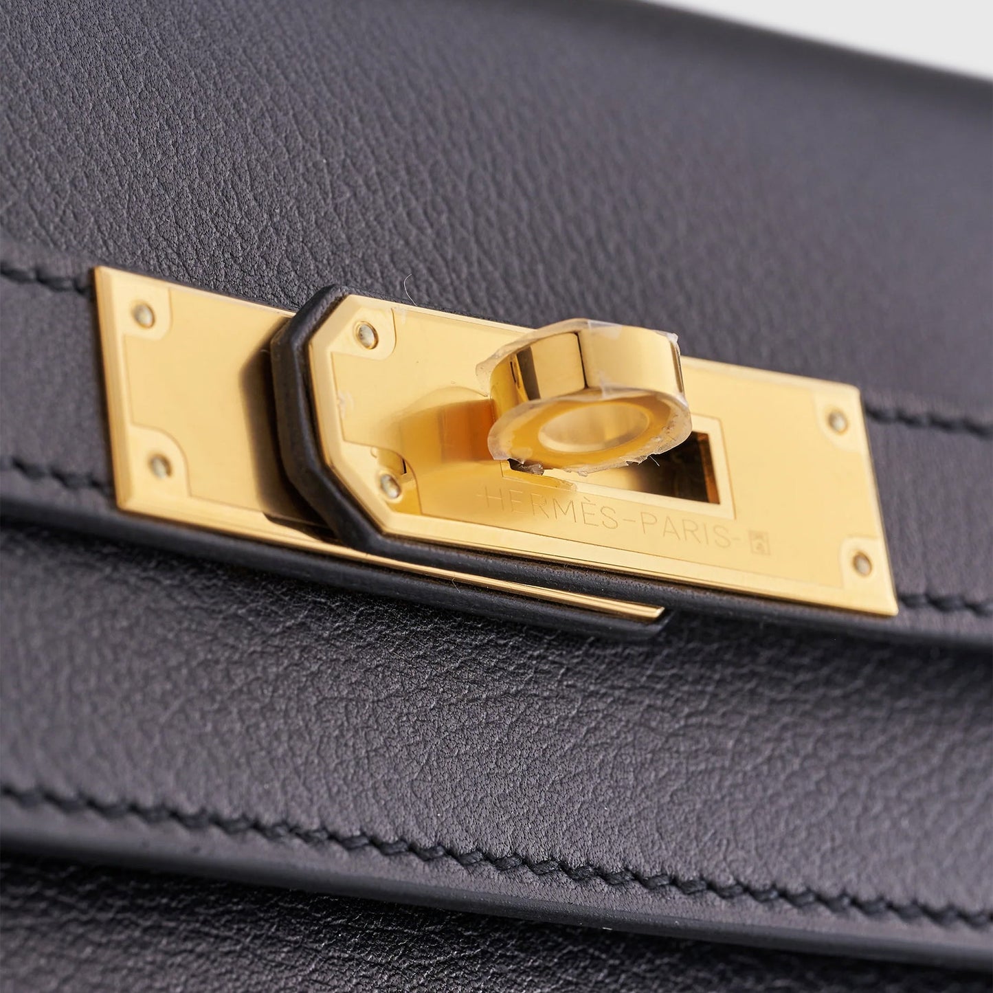 Hermès Kelly Depeches 25 Evercolor Black Gold Hardware