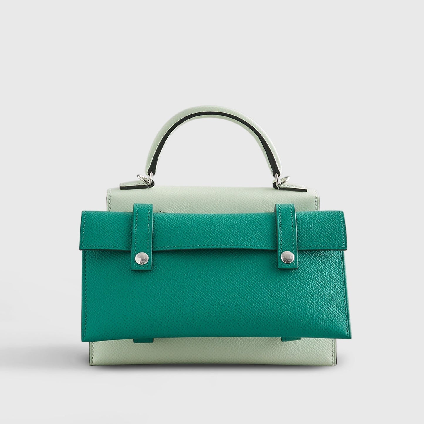 Hermès Kelly Doll Picto Mini Epsom Vert Fizz/Nata/Rose Texas/Vert Jade Palladium Hardware