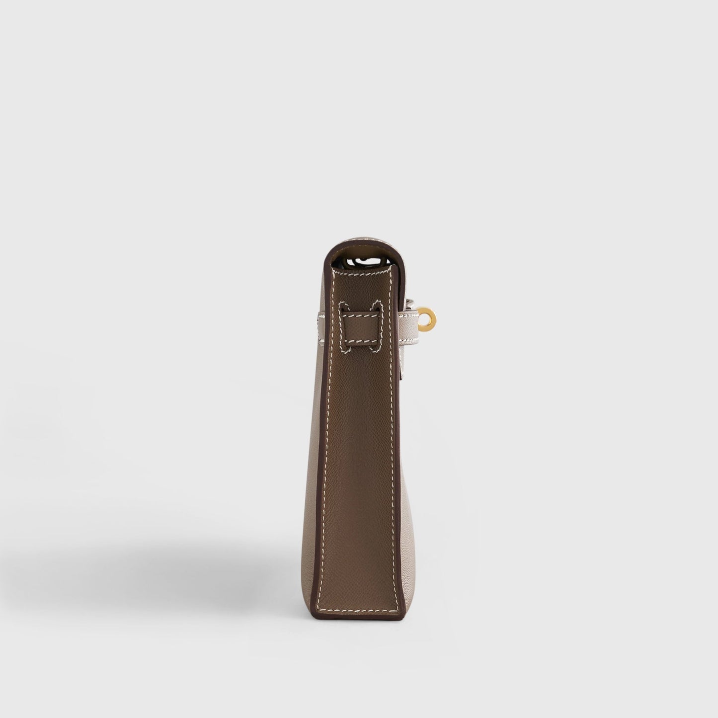 Hermès Kelly Elan 27 Veau Madame Etoupe Gold Hardware