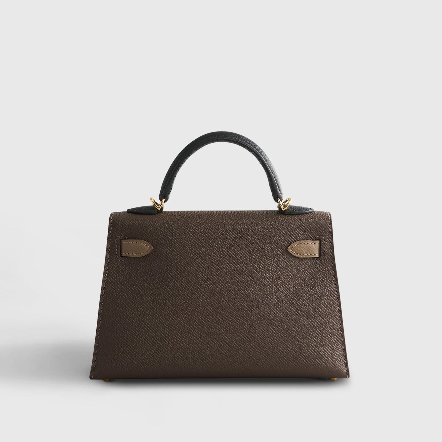 Hermès Kelly Mini Ecorce/Etoupe/Black Gold Hardware