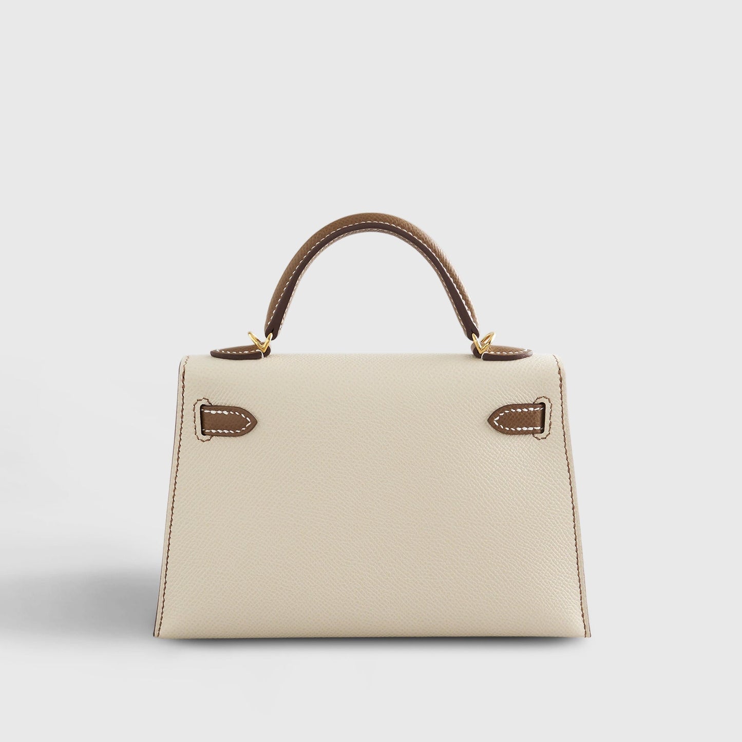 Hermès Kelly Mini Epsom Craie/Alezan Sellier Gold Hardware HSS
