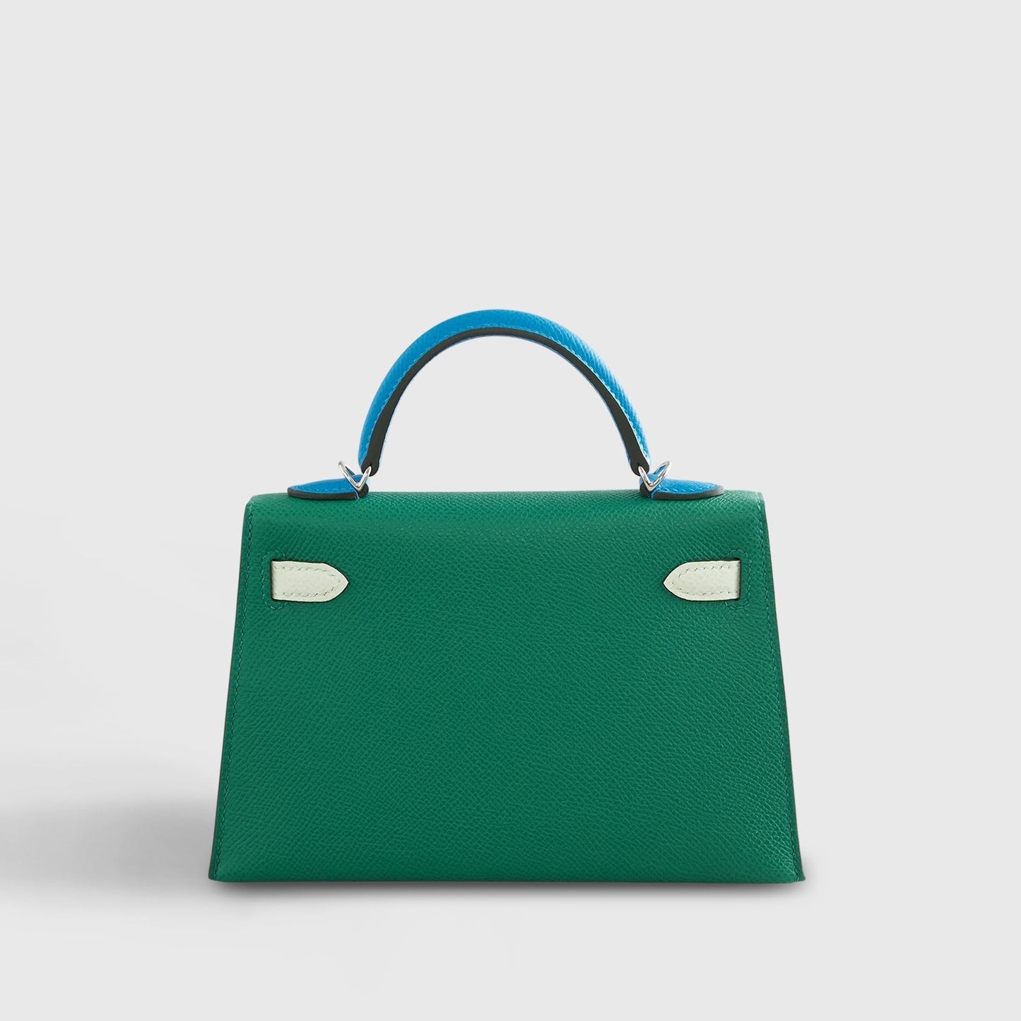 Hermès Kelly Mini Epsom Vert Vertigo/Vert Fizz/Blue Zanzibar Palladium Hardware