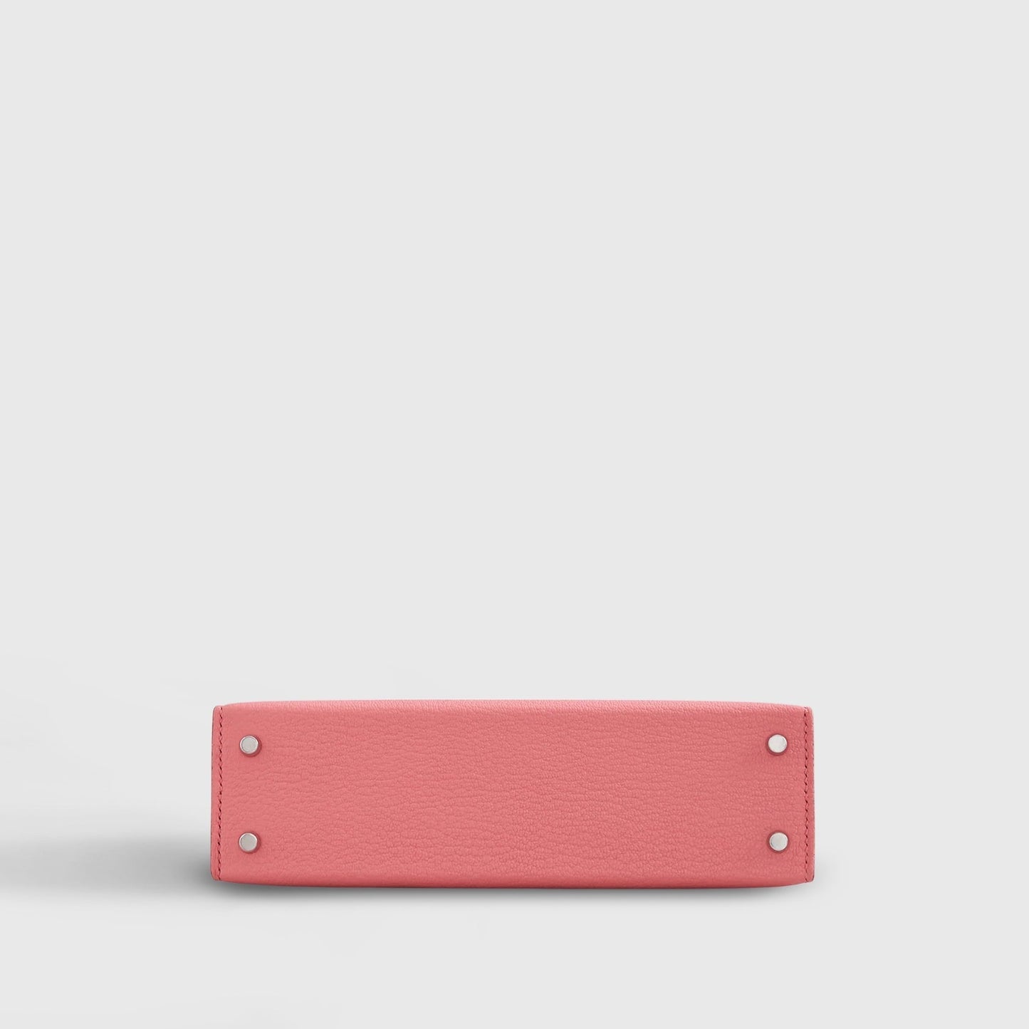 Hermès Kelly Verso Mini Chevre Rose d'Ete/Rouge Venetian Palladium Hardware