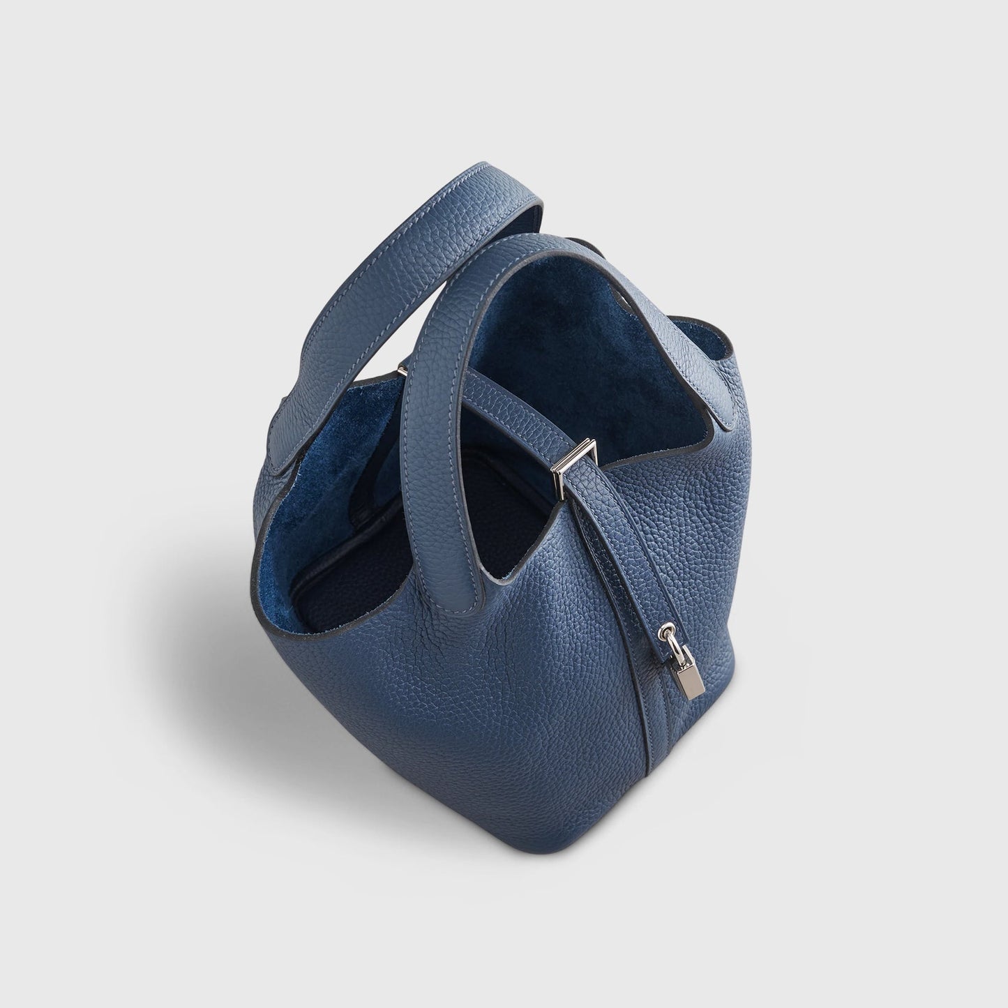 Hermès Picotin 18 Clemence Blue de Prusse Palladium Hardware