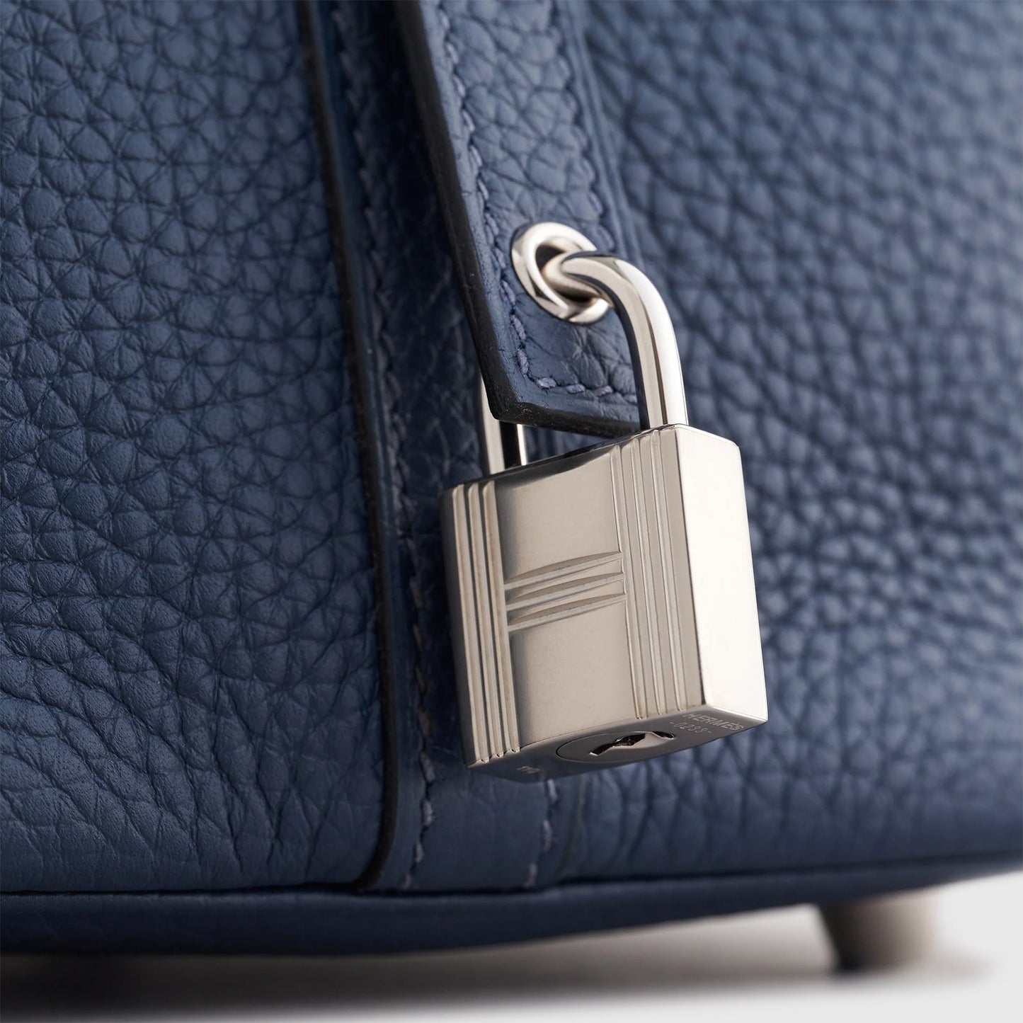 Hermès Picotin 18 Clemence Blue de Prusse Palladium Hardware