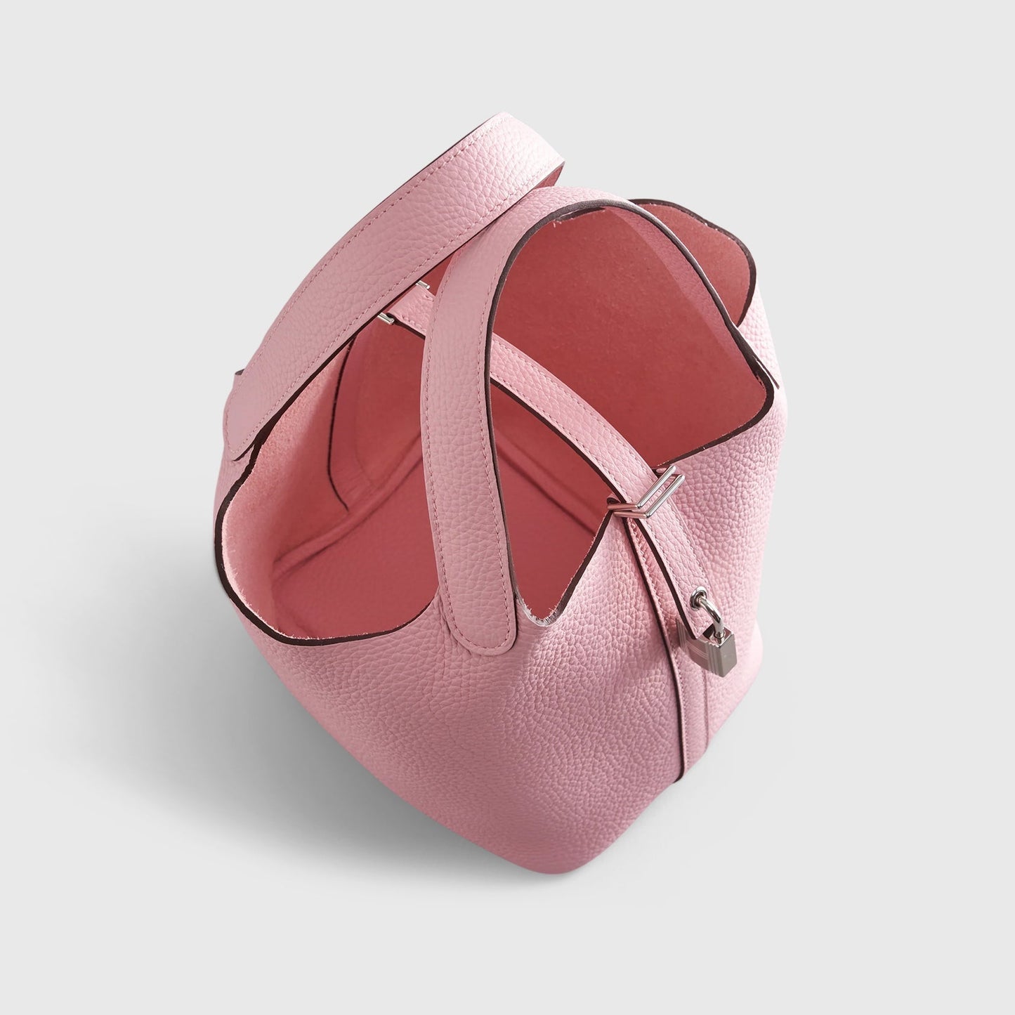 Hermès Picotin 18 Clemence Rose Sakura Palladium Hardware