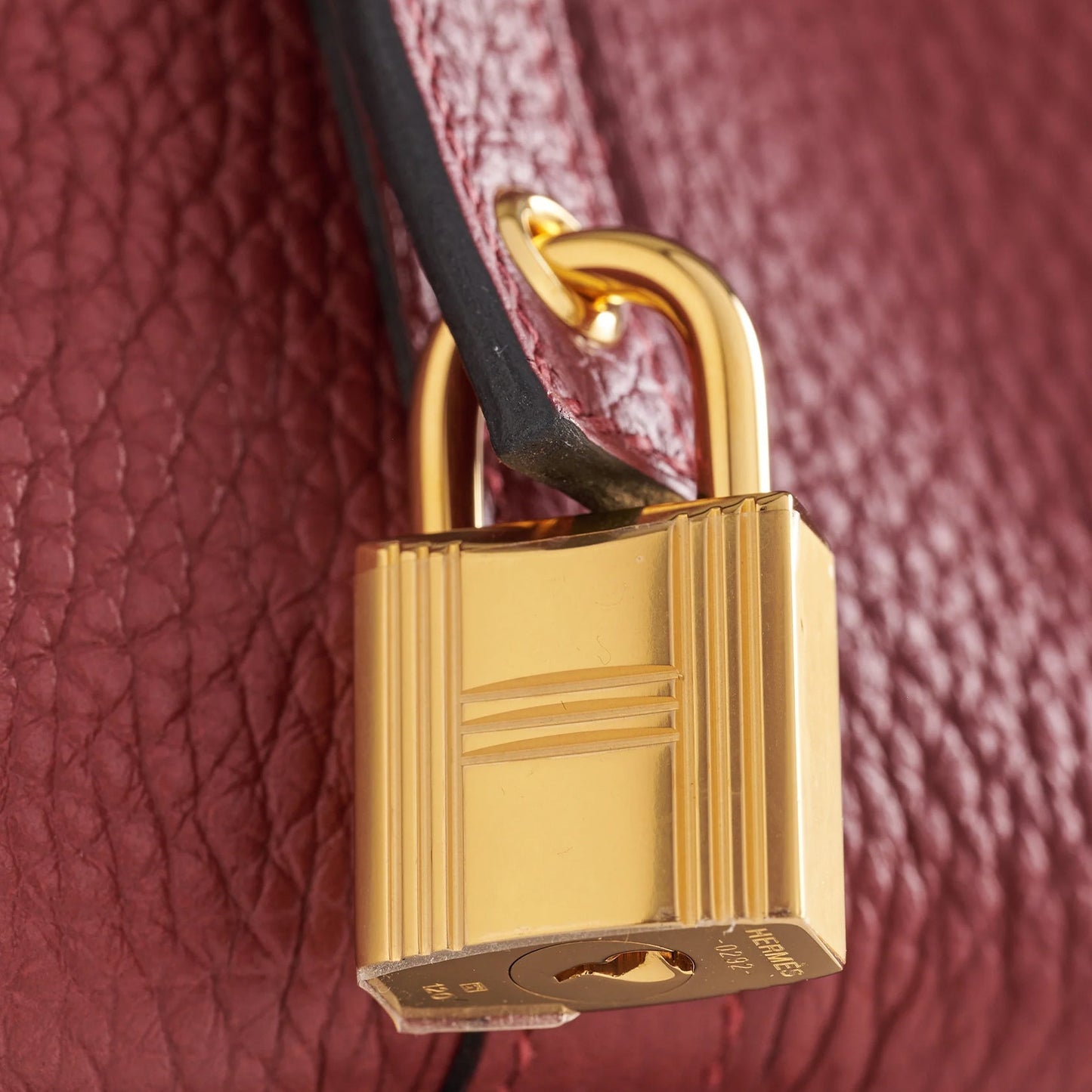 Hermès Picotin 18 Clemence Rouge H Gold Hardware