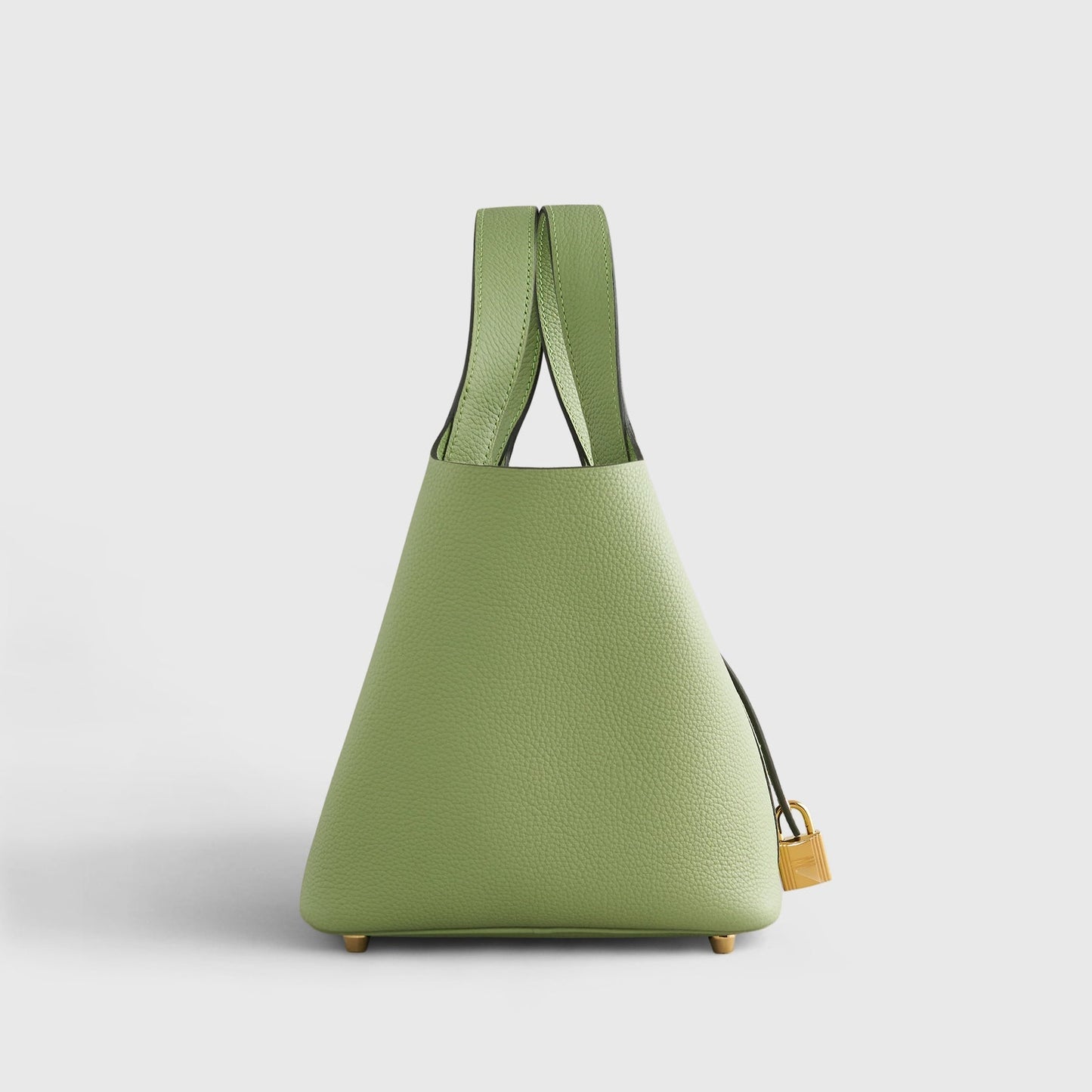 Hermès Picotin 18 Clemence Vert Criquet Gold Hardware
