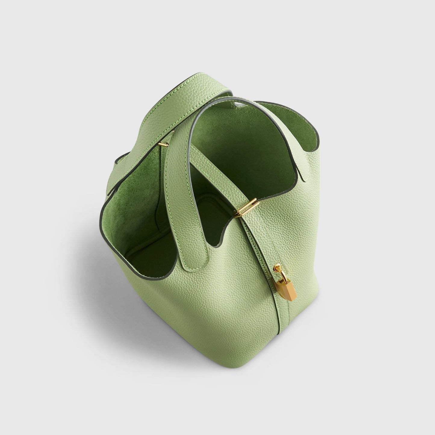 Hermès Picotin 18 Clemence Vert Criquet Gold Hardware