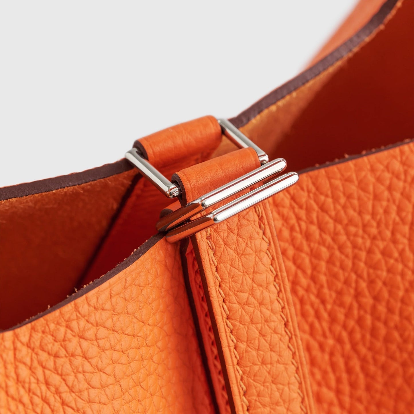 Hermès Picotin Lock 18 Orange Minium Clemence Palladium Hardware