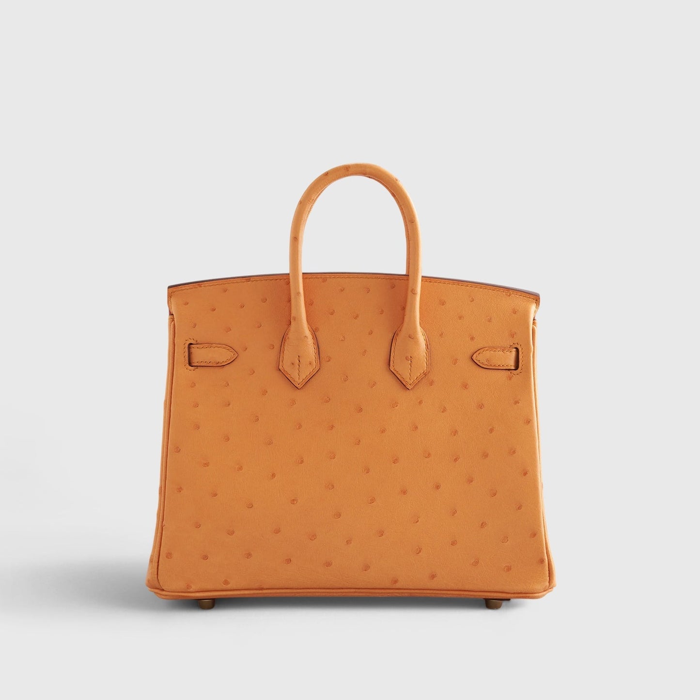 Hermès Birkin 25 Ostrich Apricot Gold Hardware