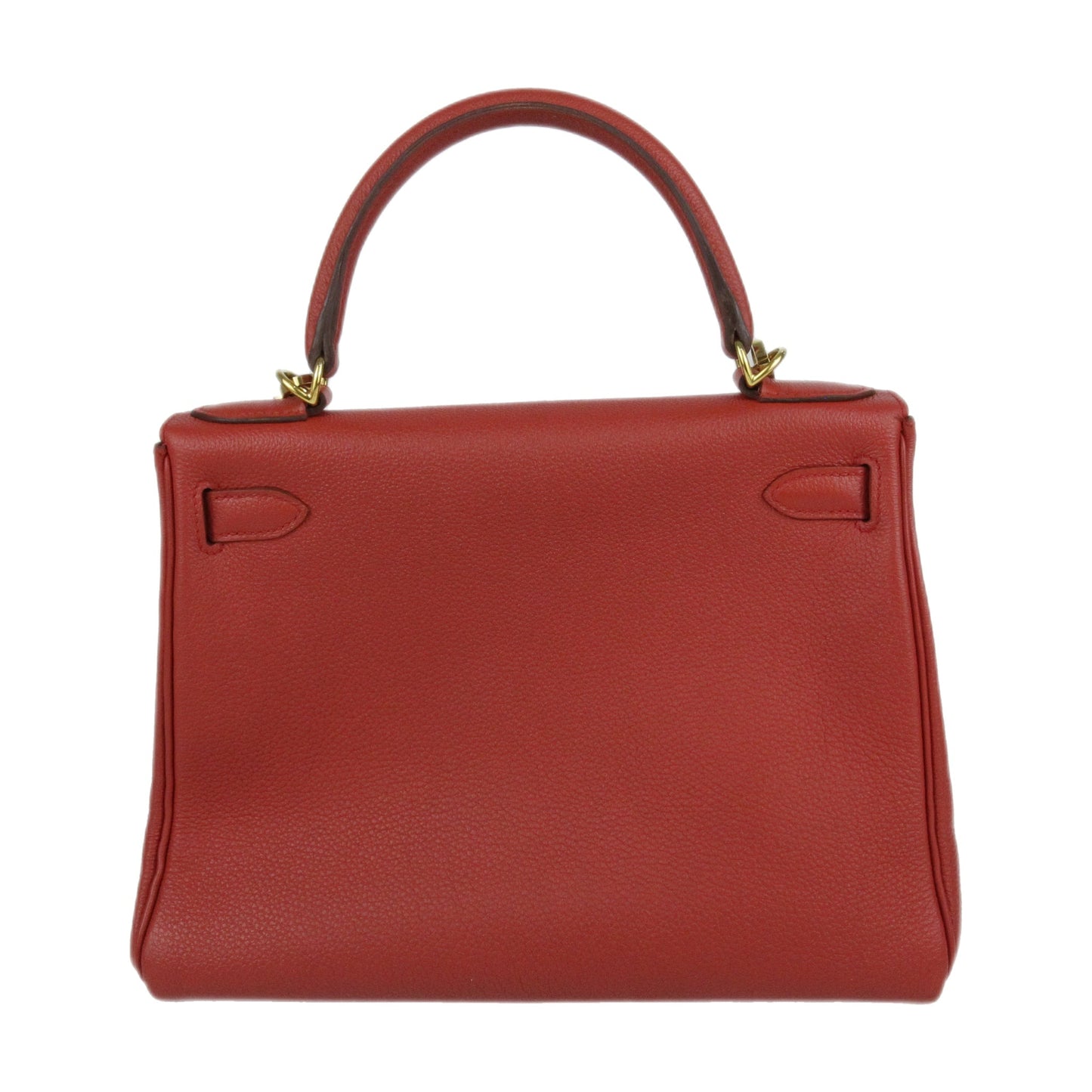 Hermes Kelly 28 Rouge Casaque Togo with Gold Hardware