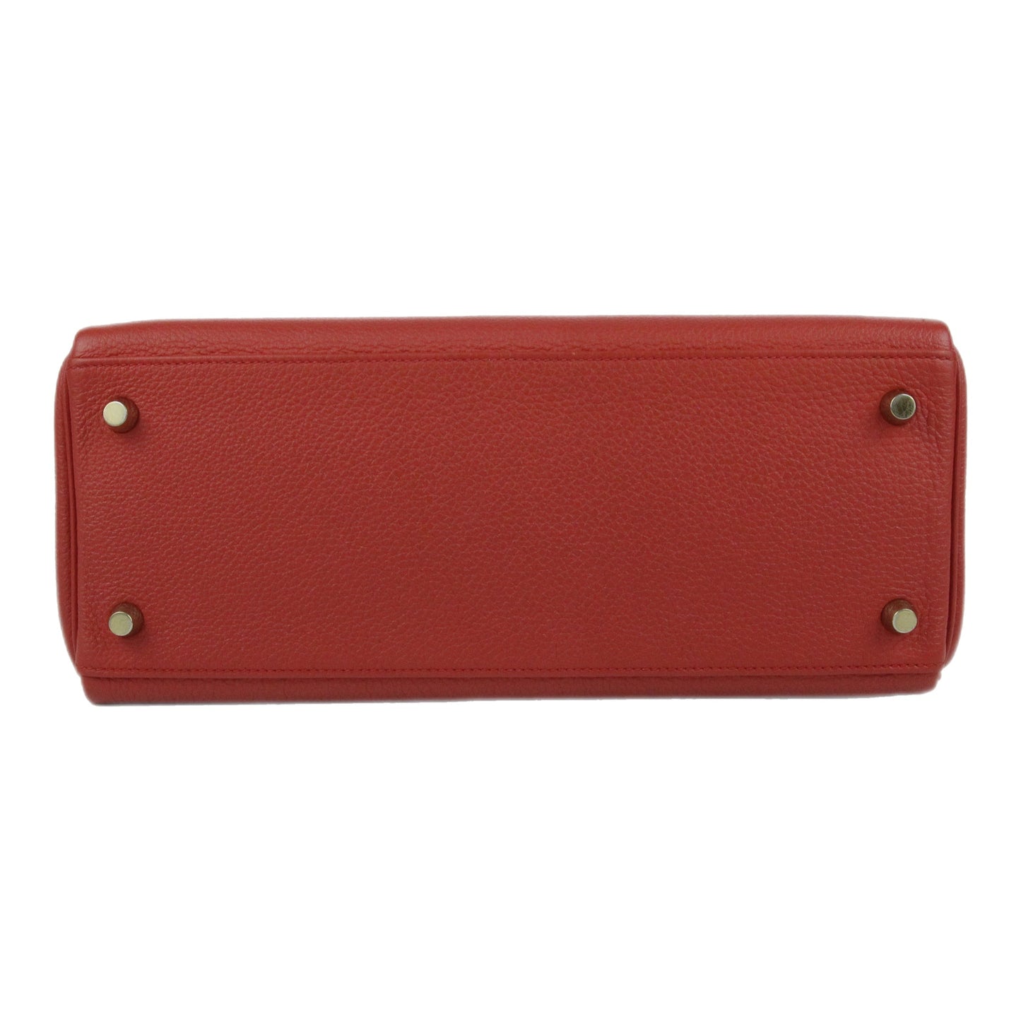 Hermes Kelly 28 Rouge Casaque Togo with Gold Hardware